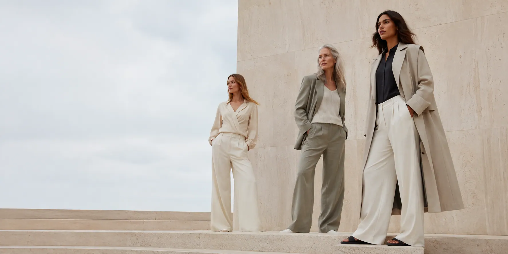Modern neutral tailoring